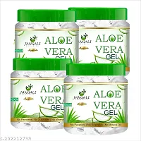 Pure Jangali Organics Pure Aloe Vera  Vitamin E Aloe Vera Gel for Classy Face Gel (JAN-WHITE-GEL-100G-4 PCS)-thumb1