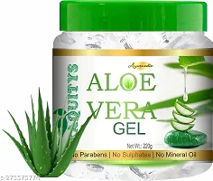 Pure Jangali Organics Pure Aloe Vera  Vitamin E Aloe Vera Gel for Useful Face Gel (RAQ-WH-ALOEVERA GEL=220)-thumb1