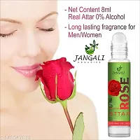 Pure Jangali Organics Natural Herbal Undiluted Floral Rose Attar Perfume for Unisex, 10ml, jangal0=rose attar -10ml pack 2-thumb2