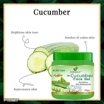 Natural Cucumber Face And Body Gel 100 Gm-thumb3