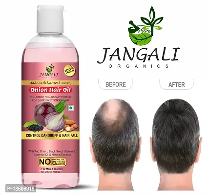 Natural Onion Oil For Hair Regrowth  Hair Fall Control Hair Oil 100 Ml