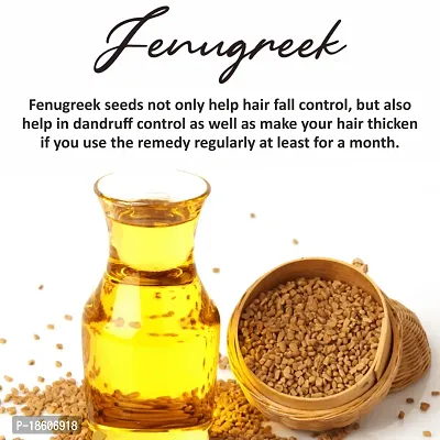 Natural Fenugreek (Methi) Hair Oil For Hair Growth  Massage 100 Ml-thumb4