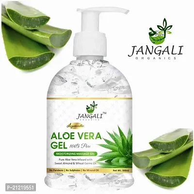 100% Pure Aloe Vera Gel - Repairing  Soothing for Face, Body  Hair 300ml - Pack of 1 (300 ml)-thumb0