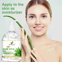 Aloe Vera Gel For Face, with Pure Aloe Vera  Vitamin E for Skin and Hair - 600ml-thumb3