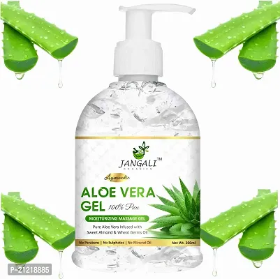 Aloe Vera Gel For Face, with Pure Aloe Vera  Vitamin E for Skin and Hair - 600ml