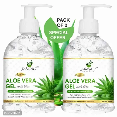 Aloe Vera Gel for Skin Acne, Scars, Dark Spots Face and Hair Care