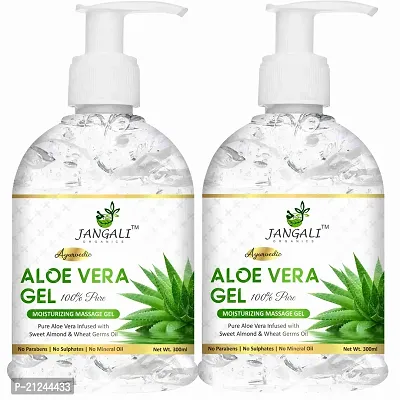 100% Pure Aloe Vera Gel (300 ml) PACK OF 2-thumb0