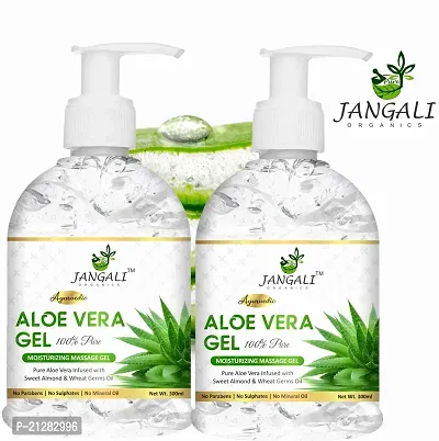 100% Pure Aloe Vera Gel (300 ml) pack of 2