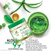 Pure Jangali Organics Aloe Vera Gel For Face, with Pure Aloe Vera  Vitamin E for Skin and Hair, 100g (JAN-WHITE-GEL-100G-A)-thumb3