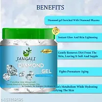 Pure Jangali Organics Pure Jangali Organics Diamond Moisturizer Facial Massage Gel for Face 220gm (ja-bt diamond gel 220gm)-thumb2