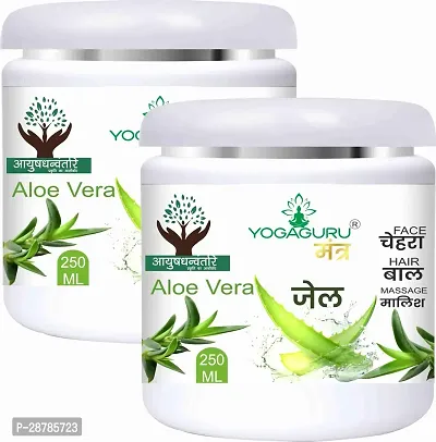 Aloe Vera Gel for Skin Acne, Scars, Dark Spots Face and Hair Care-thumb0