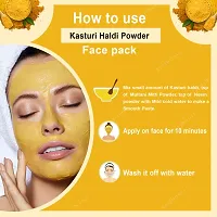 Kasturi Haldi Face Pack Powder 100 G Pack of 3-thumb2