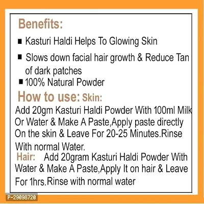 Kasturi Haldi Face Pack Powder 100 G Pack of 3-thumb2