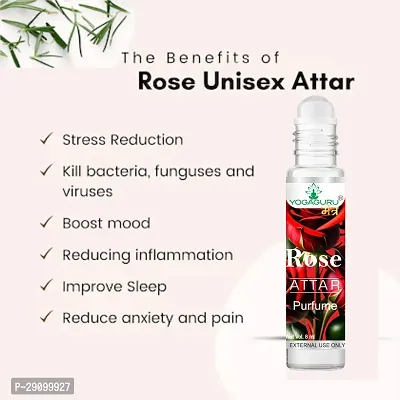 Natural Long Lasting Rose Attar 8 Ml Pack of 2-thumb4