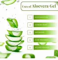 Aloe Vera Gel From 100% Pure Aloe Vera Plant For Face Pack Of 3-thumb1