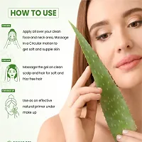 Aloe Vera Gel For Skin Acne, Scars, Dark spots Face  Hair( 225) pack of 3-thumb1