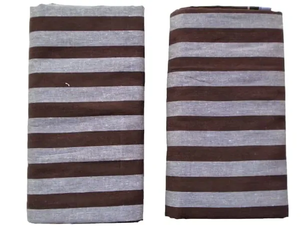 nissi cotton mens lungi 2.00 meter || striped pattern || pack of 2