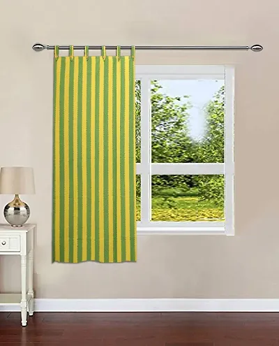 Cotton Stripped Window Curtains