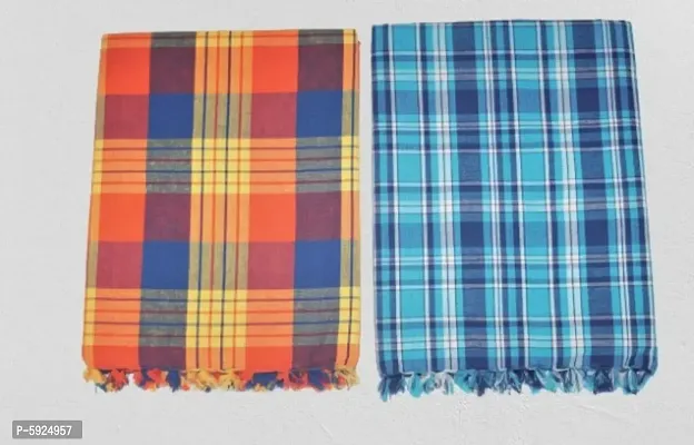 COTTON MADE BLANKETS || 30 X 60 || PACK OF 2||-thumb0