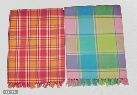 COTTON MADE BLANKETS || 60 X 90 || PACK OF 2 ||-thumb0