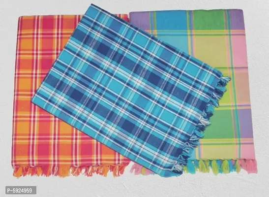 COTTON MADE BLANKETS || 60 X 90 || PACK OF 3 ||-thumb0