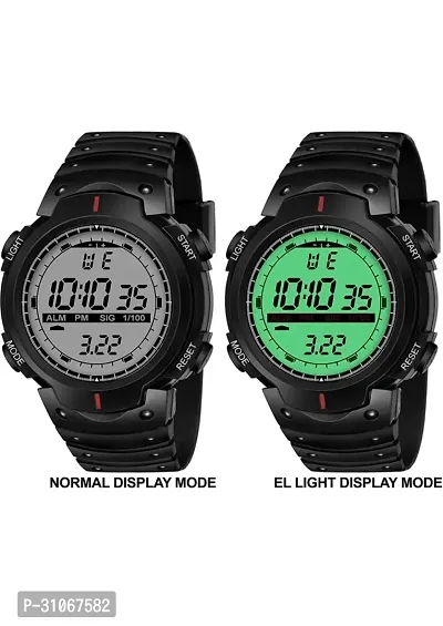 Shockproof Multi Functional  Digital Sports Watch Pack Of 2-thumb0