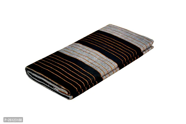 Classic Cotton Blend Striped Lungi For Men ( 2.00 Meters )