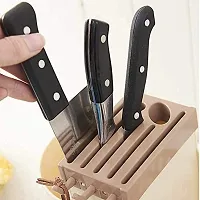 AADGEX Plastic Plastic Multi Functional Chopsticks Holder Kitchen's Spoons, Knife  Other Cutlery Storage Holder Stand with Removable Draining Tray-thumb2