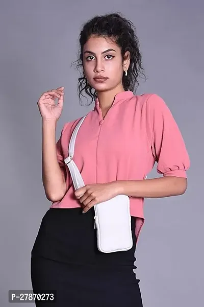 ARDAN Luxury Genuine Leather/mobile/card/Sling Bag for Girls/Women/Ladies(White colour)-thumb4