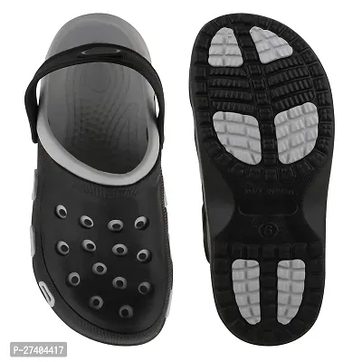 Foot Trends 7373-Bk/Grey clog sandal for Men's-thumb2