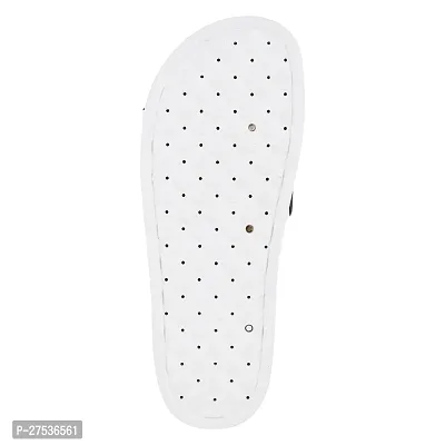 Foot Trends Dot White Slippers Flip Flops for  Womens.-thumb3