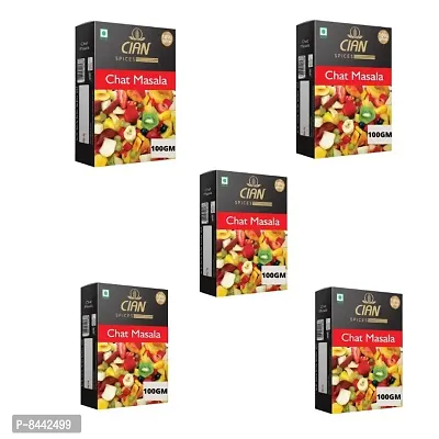 CIAN Spices CHAT Masala [100gm*5] combo-thumb0