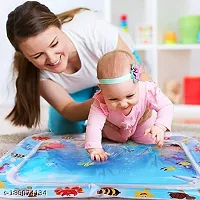 BUYVIV Water Play Mat for Babies - Baby Slapped Pad Leak Proof Water Play Mat, Tummy Time Fun Activity Play Center Indoor and Outdoor, Water Play Mat (3-18 Months)-thumb2