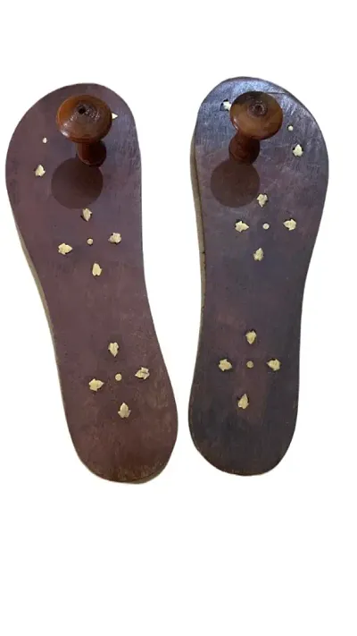 Wooden Khadau Slippers