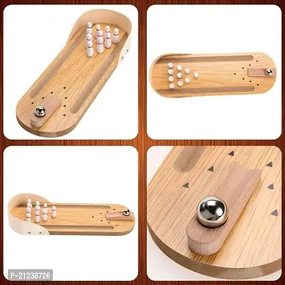 Wooden Bowling Game For Kids Fun Toys  Indoor Game