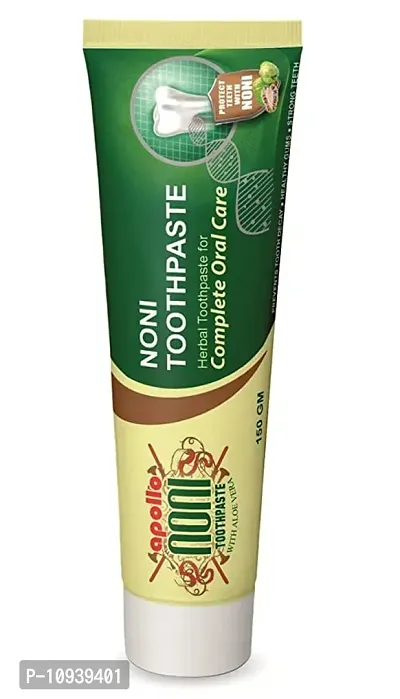 Apollo Noni Herbal Cavity Protection Toothpaste | No Added Fluoride And Parabens - 100 G