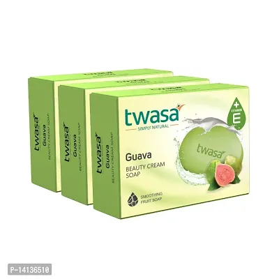 Twasa Natural Fruit Guva soap 75g (Pack of 3)-thumb0