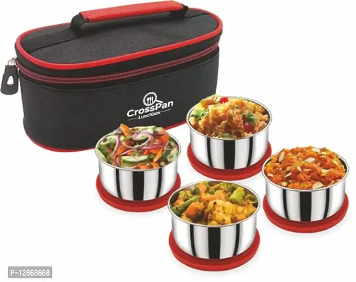 Classy Stainless Steel Lunch Box-thumb0