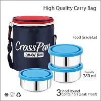 Style Lunch Tiffin Box 3 Containers 280 Ml Each-thumb2