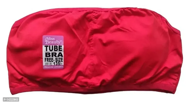 The Tinge Women's Strapless Strechable Tube Bra for Women  Girls | Women's Bra (Pack of 4)-thumb5