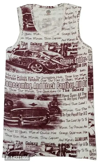 The Tinge Men's SIRTEX Printed Vest for Men|Men's Innerwear|Men's Vest (Pack of 2)-thumb2