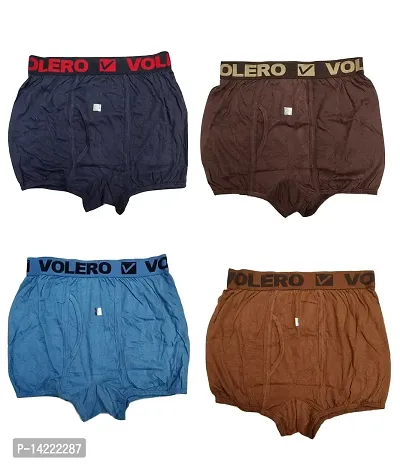 The Tinge VOLERO Strech Solid Men's Trunk for Men  Boys| Men's Underwear Trunk (Pack of 4)