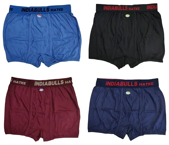 Ganesh Creations Men's Indiabulls Hatke Mini Trunk/Underwear for Men and Boys|Men's Underwear (Pack of 4)