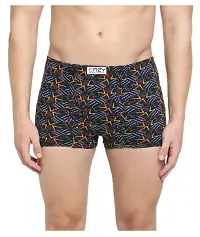 The Tinge Men's Printed Eazy Premium Mini Trunk for Men|Men's Underwear|Trunk (Pack of 3) Multicolour-thumb2