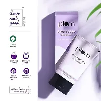 Plum Prep Set Go Face Primer | Minimizes Pores | Weightless Formula | 100% Vegan  Cruelty Free | 30 ml-thumb1