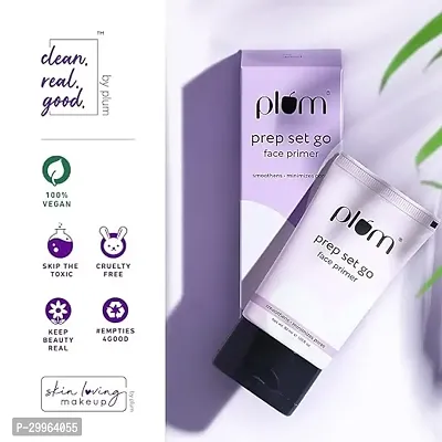 Plum Prep Set Go Face Primer | Minimizes Pores | Weightless Formula | 100% Vegan  Cruelty Free | 30 ml-thumb2