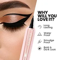 Matte finish: Add intensity and drama to your eyes with the Dazller Waterproof Eyeliner's matte finish, giving you stunning and eye-catching eye makeup looks in six stunning shades. Waterproof and-thumb2