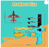 TinyTales Air Battle Toy Portable Durable Catapult Plane Glider Gun (Blue)-thumb1