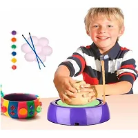 Pottery Wheel Game with Colors, Stencils And Clay (Creative Educational Game Toy) for kidz.-thumb3