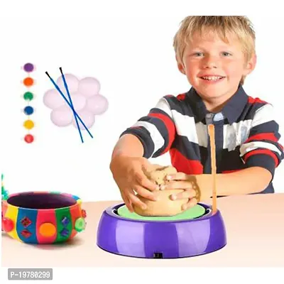 Pottery Wheel Game with Colors, Stencils And Clay (Creative Educational Game Toy) for kidz.-thumb4